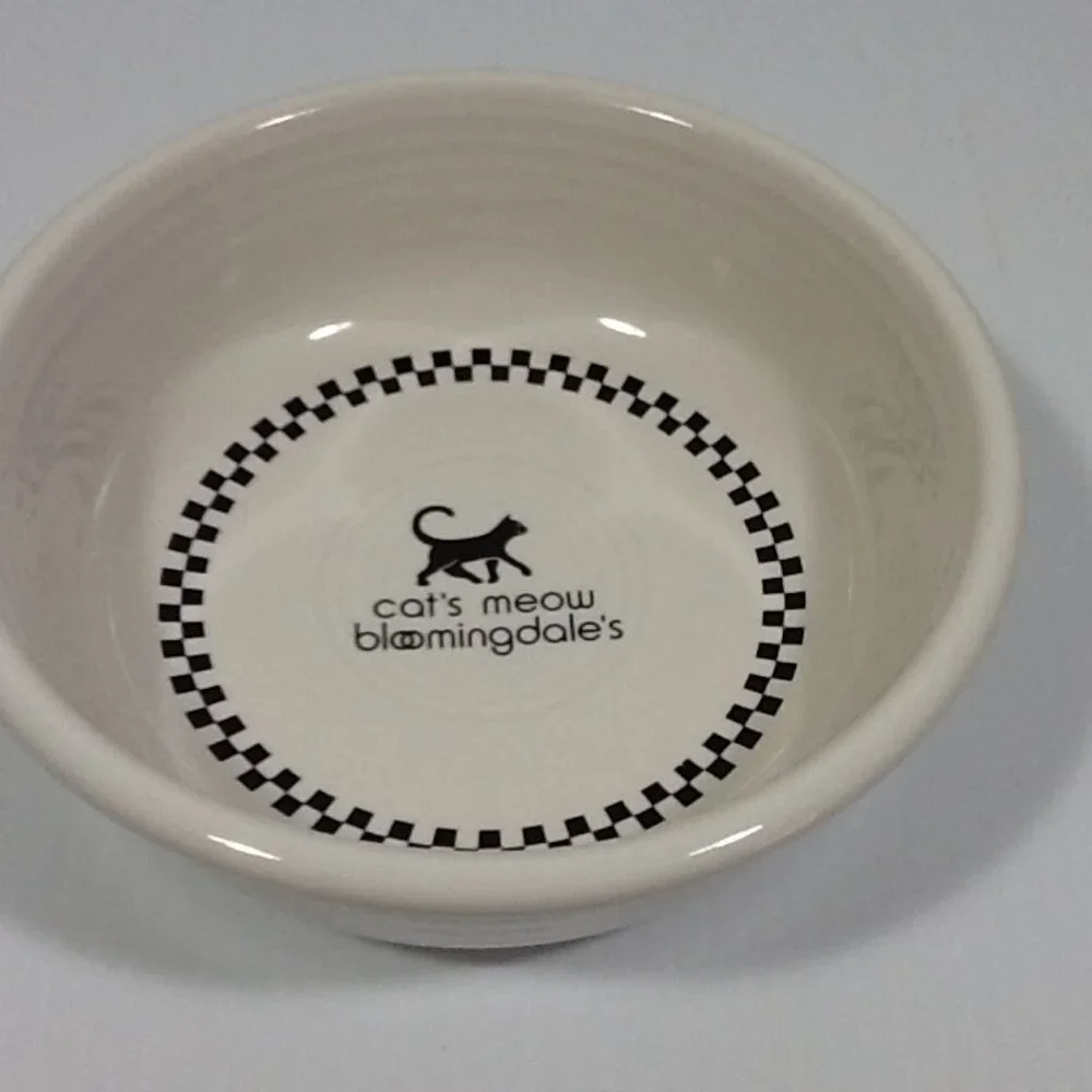 Signature Bloomingdale's Cat Bowl